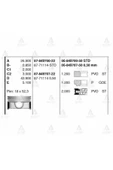 Goetze 87 PİSTON SEGMAN STD CERATO ELANTRA 12- 1.6 G4FG 132HP 77MM - 1