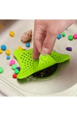 Yıldız Şeklinde Yumuşak Silikon 5 Vantuzlu Mutfak Banyo Evye Lavabo Küvet Duşakabin Süzgeci 3 Adet - 6