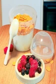 4 Adet Taşınabilir 500 ml Bebek Mama Saklama Atıştırmalık Kabı Hazneli, Plastik, Sızdırmaz - 8