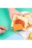 2 Adet Isıya Dayanıklı Plastik Saplı Silikon Uçlu Spatula Tavaya Yapışmaz Krep Omlet Karıştırıcı - 5