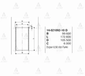 Goetze 14 -21092-10 Piston Gömleği Nissan Pickup Td27 - 1