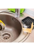 Banyo Mutfak İçin Vantuzlu Su Giderli Esnek Silikon Katı Sabunluk - 5