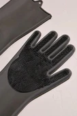 3’lü Ultra Temizlik Seti – Cımbızlı Fırça + Inox Bez + Silikon Eldiven | Yağ, Kir ve Derz Canavarı - 6