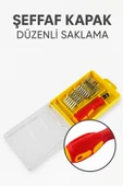 32 Parça Mini Tornavida Seti Manyetik Uçlu Kompakt Tamir Kiti Telefon Saat Gözlük PC Tablet Tamiri - 5