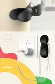 10 Adet Air Fryer Fırın Elektronik Cihazların Kablo Dağınıklığını Önlemek Için Kablo Sarma Aparatı - 5