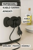 10 Adet Air Fryer Fırın Elektronik Cihazların Kablo Dağınıklığını Önlemek Için Kablo Sarma Aparatı - 8