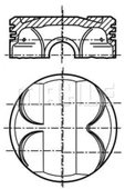 Mahle 081PI00111000 081pı00111000 Piston - 1