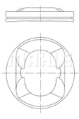 Mahle 081PI00110002 081pı00110002 Piston Segman 77.50 Mm N13 11257601181 - 1