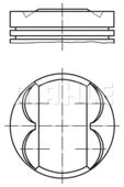 Mahle 011PI00113002 011pı00113002 Piston Segman 0.50 73.90 Mm (opel : Corsa D-e 1.2 10- /chevrolet: Aveo Iı 1.2 16 - 1