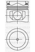 Yenmak 31 -4680-0 Piston Segman 130,00mm Std Mercedes Axor 1836-3236/actros 1841-1844-1848-1851/om501 - 1