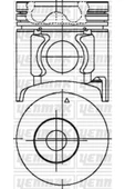 Yenmak 31 -4448-0 Motor Piston Segman Std Canter 659 - Prestıj Turbo 104 Mm (d4db-4d34-1 Ata Euro2-tu - 1