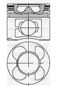 Yenmak 31 PISTON SEGMAN STD 84.00 MM ( BMW M-47 / M-57  STR 32/ (30 PİM) 99 -02 ) - 1