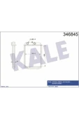 Kale 346845  Kalorifer Radyatörü Ducato 06- / Boxer 06- / Jumper 06- Relay 06- Brazıng 230X163X26 - 1
