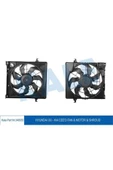 Kale 348555 Radyatör  Radyatör Fanı Komple Davlumbaz - Uyumlu  Motor İ30 Ceed 1.6 CRDI 06-13 25380-1H680 - 1