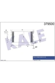 Kale 379500 OTO Radyatör  Klima Radyatörü Sonata IV Xg Al Al 703X350X18 - 1