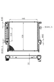 Ori BBM104032 Radyatör Brazing At 440X438X32 3.20İ E30 82-/87- - 1