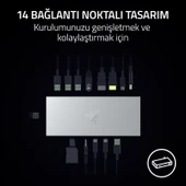 Razer Dock Mercury - USB 4 (14 Bağlantılı, Çift Ekran Destekli) - 6