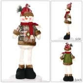 Noel Peluş Bebek Süsleri - Noel Baba - Büyük - 12