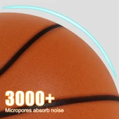 24cm Sessiz Basketbol - Kahverengi - 7 Numara - 6