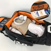 Spor Gym Çantası - Siyah - Su Geçirmez - Büyük Boy - 3