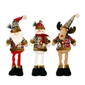 Noel Peluş Bebek Süsleri - Noel Baba - Büyük - 7