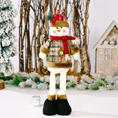 Noel Peluş Bebek Süsleri - Kardan Adam - Büyük - 1