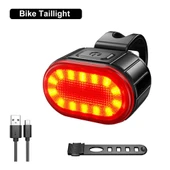 USB Şarjlı Bisiklet Arka LED Işığı - Sadece Kırmızı - 1