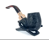 Peterson Christmas 2024 Copper Spigot Sandblasted X220 9mm. Filtreli Akrilik Saplı Pipo - 4