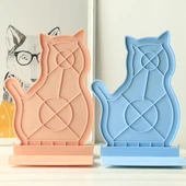 Kedi Masaj Fırçası Duvar Köşe Bakım Aracı - Pembe - 6