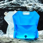 Katlanabilir Su Torbası - Beyaz - 10L - 2