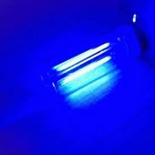 USB LED Araç İç Mekan Atmosfer Gece Lambası - Mavi - 1