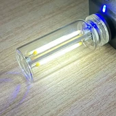 USB LED Araç İç Mekan Atmosfer Gece Lambası - 6500K Beyaz - 1
