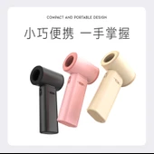 Taşınabilir Mini Fan - Bej Beyaz - USB Dijital Ekran - 16m/s Hava Akışı - 6