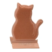 Kedi Masaj Fırçası Duvar Köşe Bakım Aracı - Pembe - 1