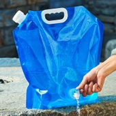 Katlanabilir Su Torbası - Beyaz - 10L - 5