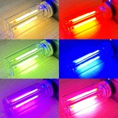 USB LED Araç İç Mekan Atmosfer Gece Lambası - 2700K Sıcak Işık - 7