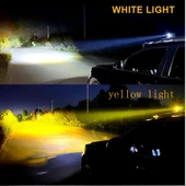 Motosiklet LED Far Sis Işığı - Baykuş Tasarımı - 2 Adet Beyaz Sarı - 7