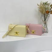 Şık Küçük Kare Omuz Çantası - Pembe - 2