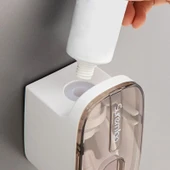 Otomatik Diş Macunu Dispenseri - Duvara Monte - Kırmızı - 4
