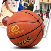 Çocuklar için 5 Numara PU Basketbol - Kahverengi Klasik - 4