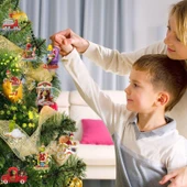 Grinch Temalı Noel Ağacı Süsü - Kırmızı - 2