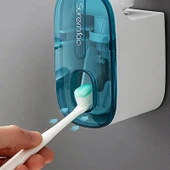 Otomatik Diş Macunu Dispenseri - Duvara Monte - Gri - 3