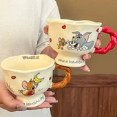 Disney Tom ve Jerry 360ml Seramik Kupa - Kahverengi - 2