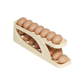 Otomatik Yuvarlanan İki Katmanlı Yumurta Dispenseri - Sarı - 15 Yumurta - 2