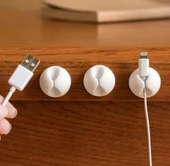 Siyah Beyaz Kablo Sabitleme Klipsi 10 lu thumbnail 2