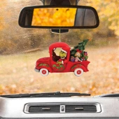 Grinch Temalı Noel Ağacı Süsü - Kırmızı - 3