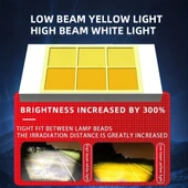 Motosiklet LED Spot Işık - Çift Renk - 1 Adet - 7