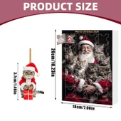 Noel Geri Sayım Advent Takvimi - Sevimli Kedi - D Renk - 24 Parça - 10