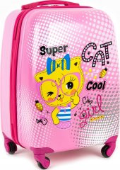 Mçs Pembe Çocuk Valizi Kabin Boy 456234 - 1
