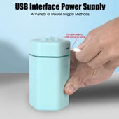 Mini USB Aroma Difüzör Hava Nemlendirici - Beyaz - Gece Işığı - 6